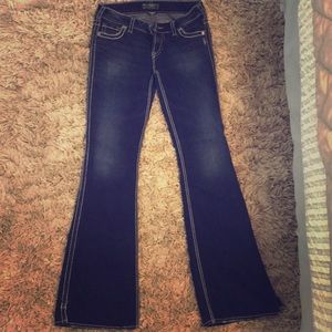 Silver jeans 27x33 flares